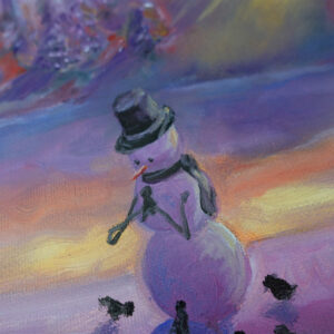 Schneemann am See