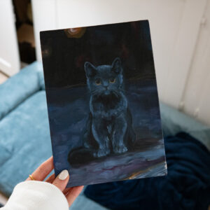 Blaue Katze