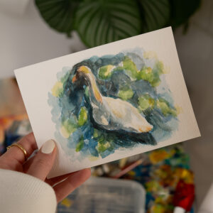 Schwan Aquarell